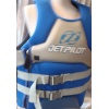 Neopren Weste blau-silber, Größe Large